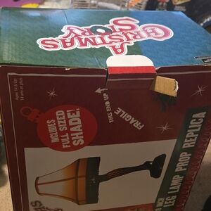 A Christmas Story Leg Lamp Replica - Red/Brown Shade